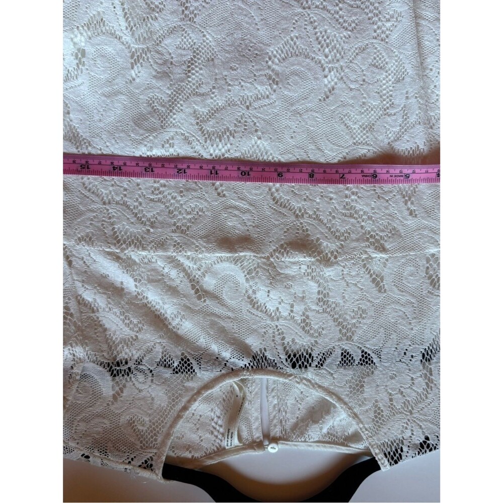 Anthropologie Cottagecore White Lace Puff Sleeve Top Like New Small - Picture 9 of 10